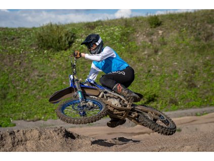 AMOQ Motokrosový dres Ascent Comp nebeská modrá-biela