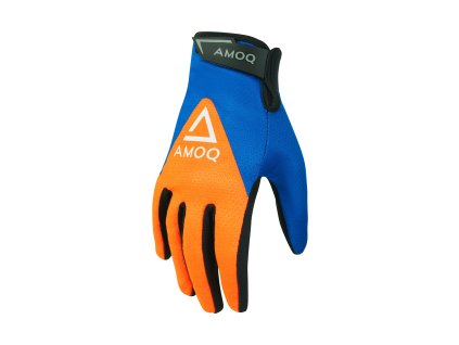 AMOQ Rukavice Ascent V2 modrá-oranžová