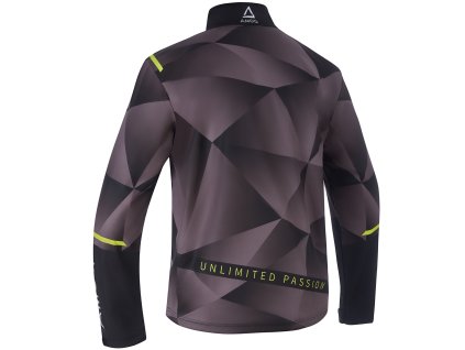 AMOQ Bunda Apex V2 Racing čierna/sivá/fluo žltá