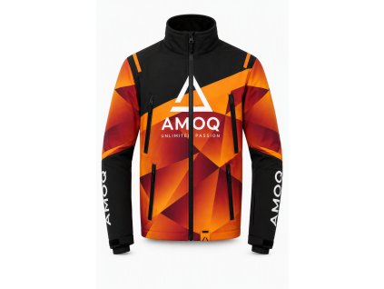 AMOQ Bunda Apex V2 Racing čierna/oranžová