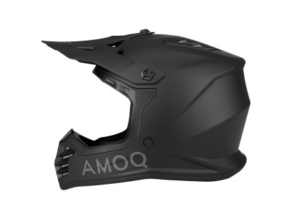 AMOQ Detská motokrosová prilba Meteor V2 Blackout