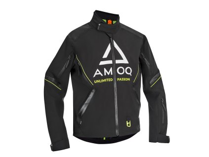 AMOQ Bunda Caliber V2 čierna/fluo žltá