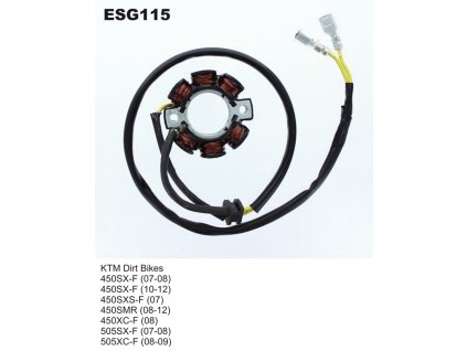 electrosport uzwojenie alternatora stator ktm sx