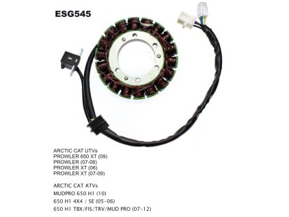 electrosport uzwojenie alternatora stator arctic