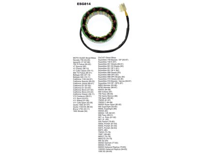 electrosport uzwojenie alternatora stator ducati