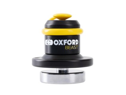 Oxford Zámok brzdového kotúča Beast Disc Lock – čierna/žltá
