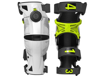 MOBIUS Kolenné ortézy X8 – biela/žltá (pár)