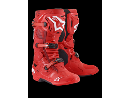 ALPINESTARS Motokrosové čižmy Tech 10 – červená