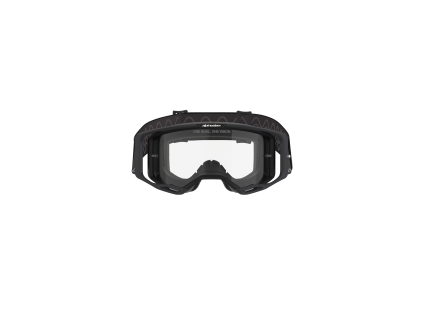 ALPINESTARS Motokrosové okuliare Vision 8 Corp – čierna, číre sklo – ONE SIZE