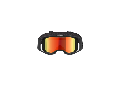 ALPINESTARS Motokrosové okuliare Vision 8 Corp – čierna, červené zrkadlové sklo – ONE SIZE