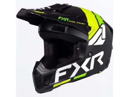FXR motokrosová prilba Clutch MX 2027 – HiVis / Lime