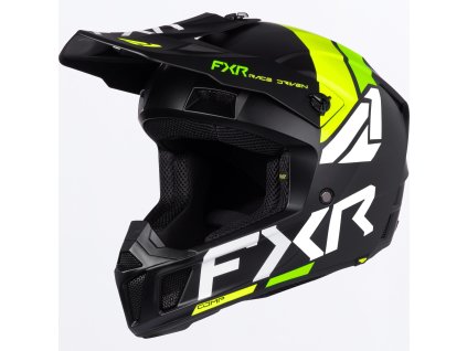 FXR detská motokrosová prilba Clutch MX 2027 – HiVis / Lime
