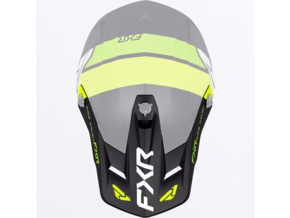FXR náhradný šilt Clutch MX 2027 – HiVis / Lime – ONE SIZE