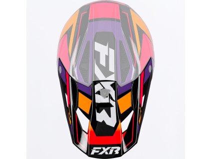 FXR náhradný šilt pre detskú prilbu Apex MX 2027 – Aurora – ONE SIZE