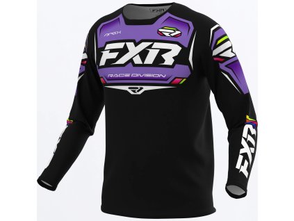 FXR motokrosový dres Apex 2027 – fialová
