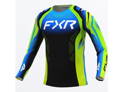 FXR motokrosový dres Helium Edge 2027 – Limelight