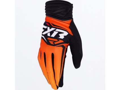 FXR motokrosové rukavice Apex 2027 – oranžová