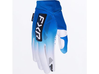 FXR detské motokrosové rukavice Reflex 2027 – modrá / biela