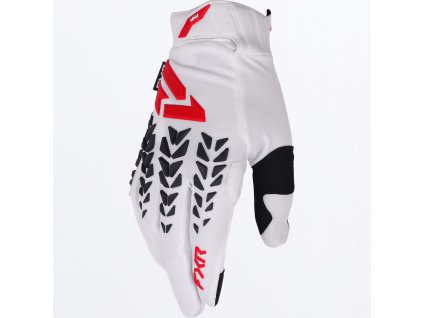 FXR motokrosové rukavice Reflex Dual 2027 – biela / tmavomodrá