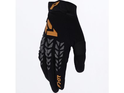 FXR motokrosové rukavice Reflex Dual 2027 – čierna / zlatá