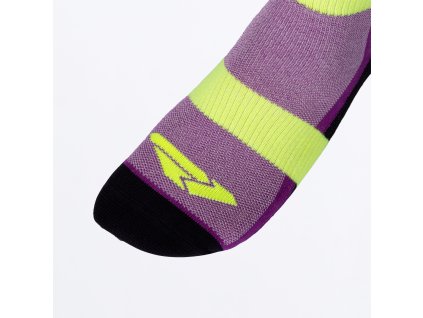 FXR moto ponožky Riding Sock 2027 – ružová / fialová / HiVis