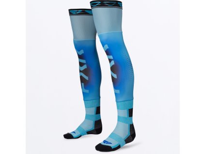 FXR moto ponožky Riding Sock Air 2027 – Sky / čierna