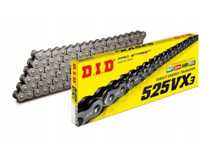 DID Reťaz 525VX3 X-Ring – 100 článkov, so zakúvacou spojkou