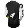 UFO Dres Horizon CROSS čierny/biely/žltý fluo – zadný pohľad