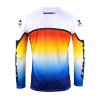 KENNY Dres CROSS/Enduro model Track Focus Gradient biely/modrý/červený – zadný pohľad