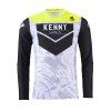 KENNY Dres CROSS/Enduro model Performance Stone White sivý/čierny/žltý