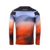 KENNY Dres CROSS/Enduro model Force Fog oranžový/čierny/sivý – zadný pohľad