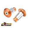 FM-PARTS Koncovky riadidiel (závažia) hliník oranžové
