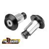 FM-PARTS Koncovky riadidiel (závažia) hliník čierne