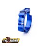 FM-PARTS Chránič príruby výfuku KTM/Husqvarna (17–24) – modrý