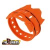 FM-PARTS Univerzálny chránič koncovky výfuku oranžový