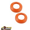 FM-PARTS Kryty ložísk predného kolesa (sada) KTM / Husqvarna (15–23) – oranžové