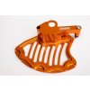 FM-PARTS Hliníkový chránič predného brzdového kotúča KTM (15–24) – oranžový