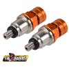 FM-PARTS Odvzdušňováky predných tlmičov KTM / Husqvarna WP – oranžové