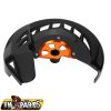 FM-PARTS Kryt predného brzdového kotúča KTM '15-'23 čierny/oranžový