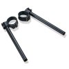ACCEL Dvojdielne Clip-On riadidlá Street 50 mm – čierne