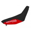 BLACKBIRD Poťah sedla Honda XR 600 1988–1999 Traditional Logo Honda (Farba Červená/čierna)