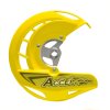 ACCEL Kryt predného brzdového kotúča Suzuki RMZ 250 '07-'16, RMZ450 '05-'16 žltý