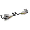 ACCEL Chrániče rúk Enduro s hliníkovým uchytením – čierne/modré (28 mm)