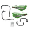 ACCEL Chrániče rúk Strong s hliníkovým uchytením – čierne/zelené (22/28 mm)