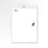 BLACKBIRD Samolepiace hárky Crystall 47 × 33 cm, 3 ks — Biela
