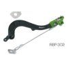 ACCEL Zadný brzdový pedál Kawasaki KXF 250/450 '21-'22 zelený