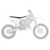 BLACKBIRD Poťah sedla Husqvarna TC 85 2025–2026 Pyramid (Farba Modrá)