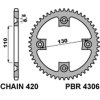 PBR Zadná rozeta 4306 C45 Honda CR80/85 (Počet zubov 56 zubov)