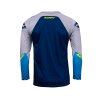 KENNY Dres CROSS/Enduro model Track detský Navy/Neon Yellow modrý/sivý/žltý – zadný pohľad