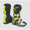 FORMA Detské čižmy Off Road/Cross Gravity sivé/biele/žlté fluo veľkosť 37